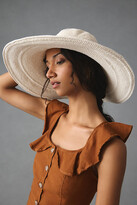 Thumbnail for your product : San Diego Hat Co. Crochet Floppy Hat Beige