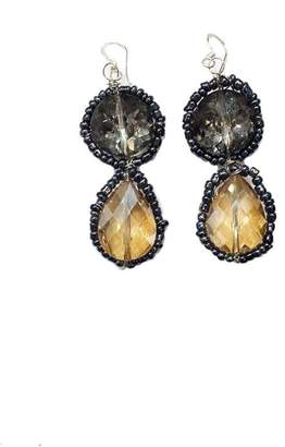 Ananda Beaded Crystal Earrings