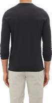 Thumbnail for your product : Zanone Men's Slub Cotton Long-Sleeve T-Shirt - Black