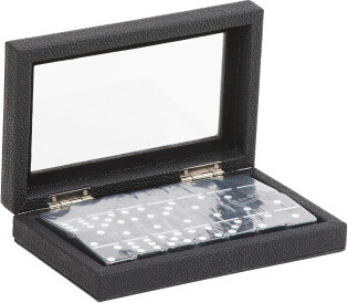 TJMAXX Domino Set, Leather