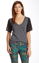 Thumbnail for your product : Nanette Lepore Souffle Wool & Silk Blend Tee