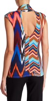 Thumbnail for your product : Julian Chang Tess Print Jersey Blouse