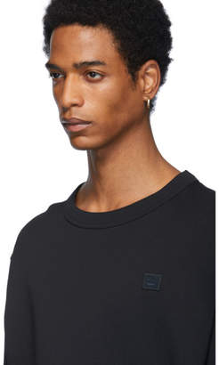 Acne Studios Black Fairview Face Sweatshirt