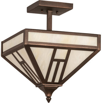 Meyda Lighting Mission 4 Light Flushmount