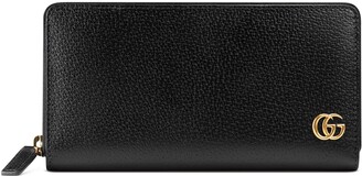 Gucci GG Marmont leather zip around wallet
