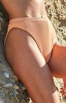Thumbnail for your product : La Hearts Sydney Ribbed High Cut Bikini Bottom