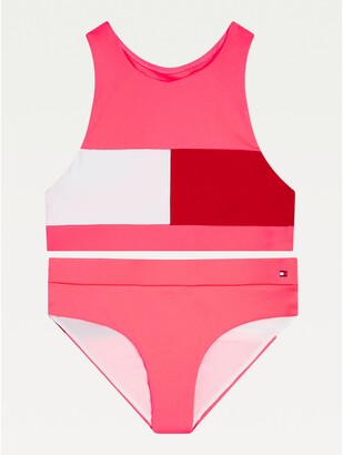 Tommy Hilfiger TH Kids' Recycled Colorblock Two-Piece Swimsuit - ShopStyle  Girls' Swimwear