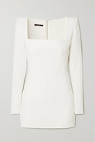 Thumbnail for your product : Alex Perry Aaron Crepe Mini Dress - White