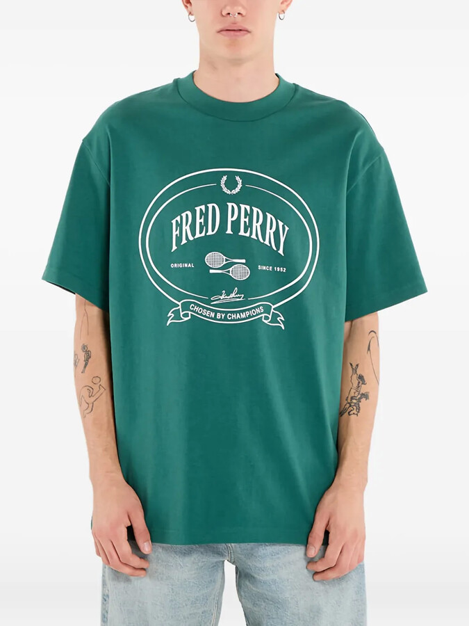 Fred Perry Chosen By Champions graphic-print T-Shirt