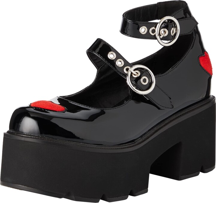 LAMODA Women's Rosey Love Chunky Platform Dolly Shoes ShopStyle Flats