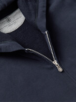 Thumbnail for your product : Brunello Cucinelli Loopback Cashmere Zip-Up Hoodie