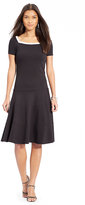 Thumbnail for your product : Ralph Lauren Square-Neck Tiered Dress