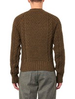 Thumbnail for your product : Cerruti Paris Honeycomb-knit wool sweater