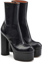 Thumbnail for your product : Vetements Leather Platform Ankle Boots