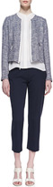 Thumbnail for your product : Elie Tahari Sloane Cropped-Ankle Pants, Navy