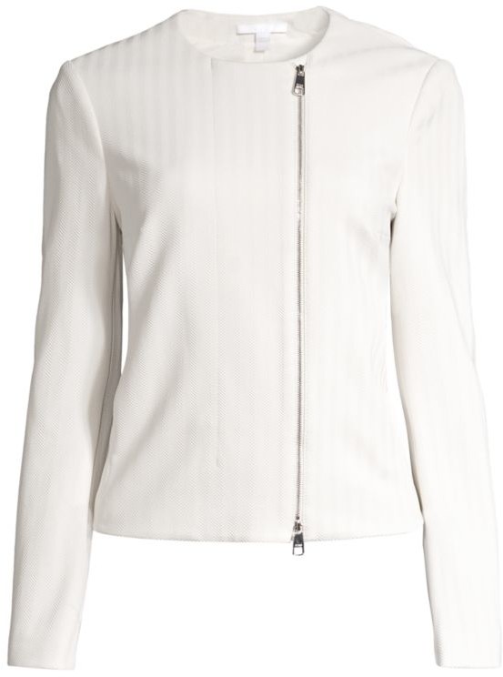 HUGO BOSS Jersa Structured Herringbone Jersey Jacket - ShopStyle