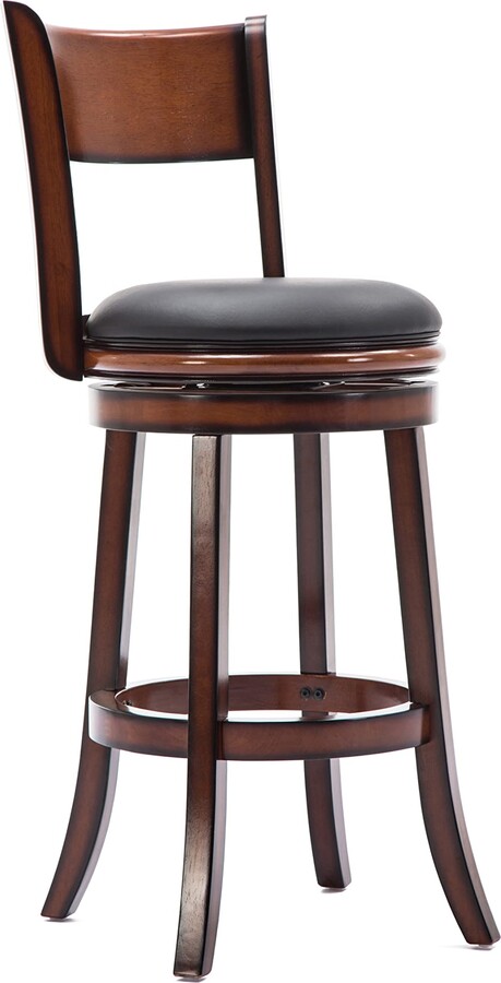 Boraam Palmetto Bar Height Swivel Stool