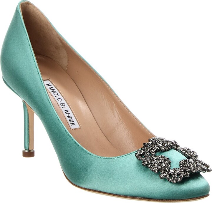 Green Satin Heels ShopStyle AU