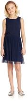 Thumbnail for your product : Ella Moss Girl's Pleated Overlay Dress