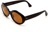 Thumbnail for your product : Linda Farrow + Dries Van Noten Oval Acetate Sunglasses