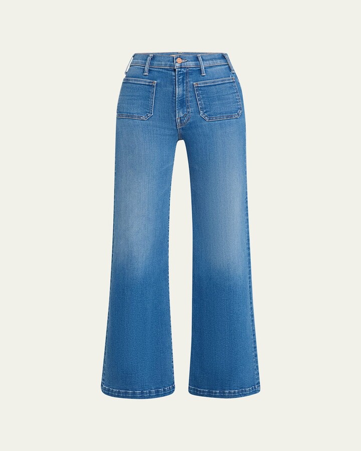 Mother The Hustler Roller Patch Pocket Sneak Jeans