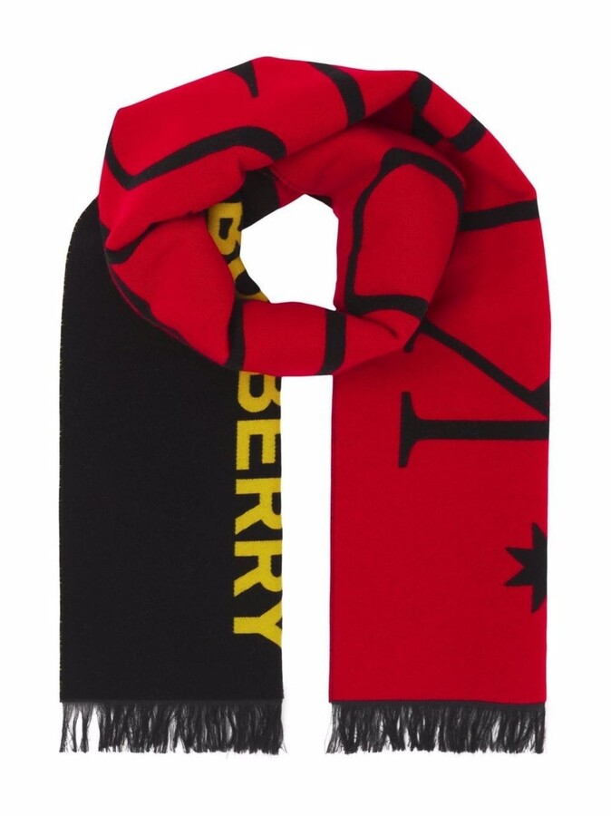 Burberry Wool Blend Scarf | Shop the world's largest collection of 