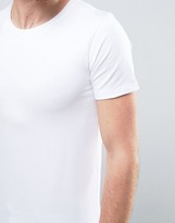 Thumbnail for your product : Lindbergh T-Shirt In White Stretch Cotton