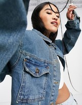 Thumbnail for your product : Collusion oversized denim jacket
