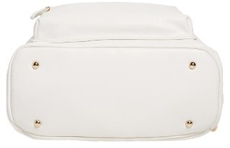 BP Faux Leather Backpack - White