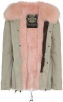 Thumbnail for your product : Mr & Mrs Italy Pink Fur Lined Parka
