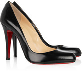 Thumbnail for your product : Christian Louboutin Décolleté 100 glossed-leather pumps