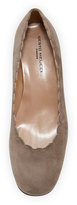 Thumbnail for your product : Sesto Meucci Hali Scalloped Low-Heel Pump, Taupe