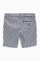 Thumbnail for your product : Next Boys Navy/White Gingham Chino Shorts (3-16yrs)