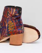 Thumbnail for your product : H By Hudson Garnett Liberty Velvet Mid Ankle Boot