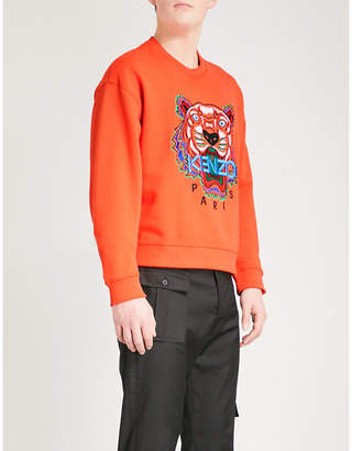 Kenzo Tiger cotton-jersey sweatshirt