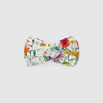 Gucci Flora print silk headband