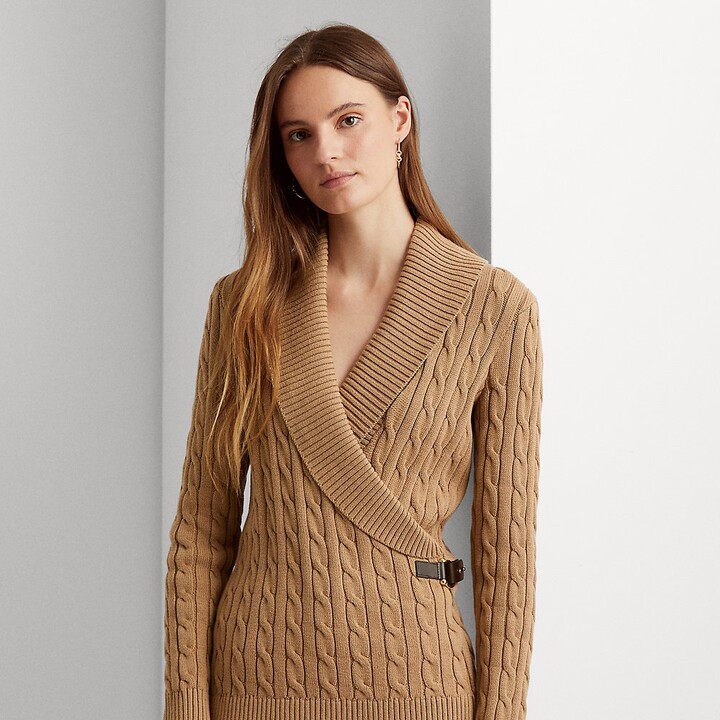 Lauren Ralph Lauren Ralph Lauren CableKnit BuckleTrim Sweater ShopStyle