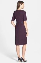Thumbnail for your product : Marc New York 1609 Marc New York by Andrew Marc Wrap Detail Tweed Midi Sheath Dress