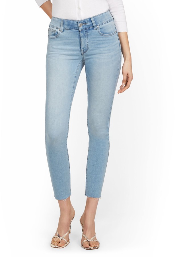Petite high waisted ankle jeans Clearance