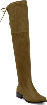 Charles by Charles David Gammon Womens Faux Suede Pull On Over-The-Knee Boots