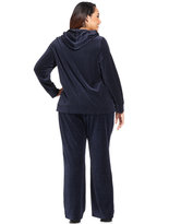 Thumbnail for your product : Style&Co. Sport Plus Size Rhinestone Velour Pants