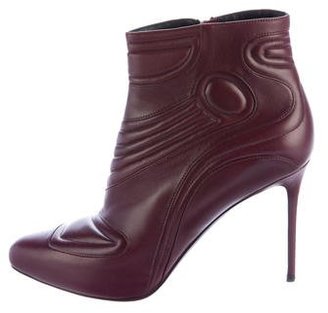 Belstaff Quilted Leather Ankle Boots