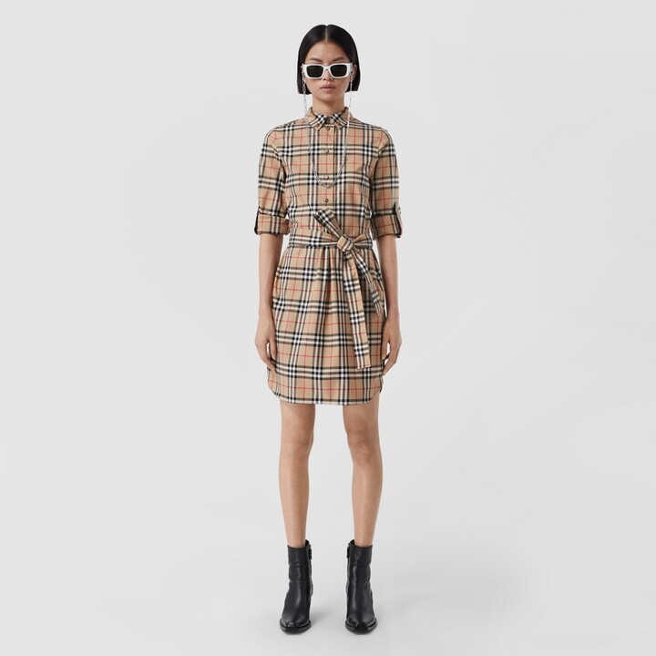 womens checked dresses