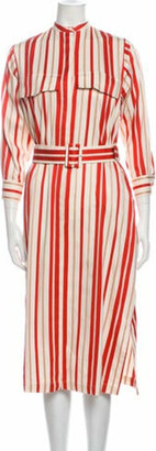 Bouguessa Striped Midi Length Dress