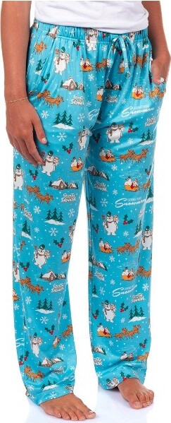 Intimo FrostyTheSnowmanPajamaPantsWomens'Everyone'sFavoriteSleepLoungeBottomsChristmasMovieHoliday(Large)
