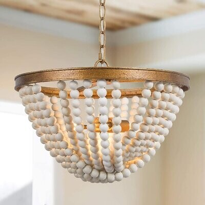 Wood Bead Chandelier | Shop the world's largest collection of 