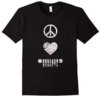 Peace Love Jeep T-shirt