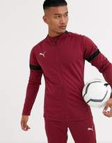 Thumbnail for your product : Puma Football tracksuit in burgundy with black panels exclusive to ASOS