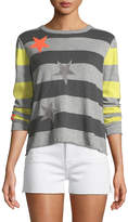 Thumbnail for your product : Lucky Star Lisa Todd Striped Cotton/Cashmere Sweater, Petite