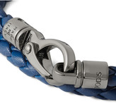 Thumbnail for your product : Tod's Woven-Leather Wrap Bracelet